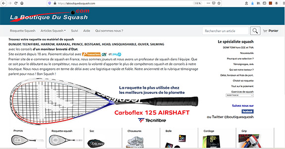 LaBoutiqueDuSquash.com